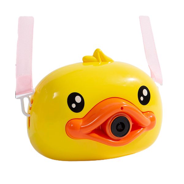 

creative duck bubble camera kids toy bubble maker for fun game yellow