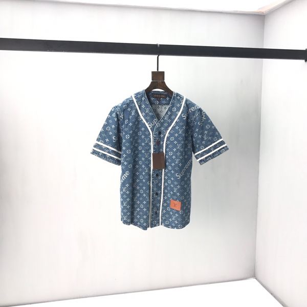 

2020ss spring and summer new high grade cotton printing short sleeve round neck panel t-shirt size -l-xl-xxl-xxxl shirt tees size mz, White;black