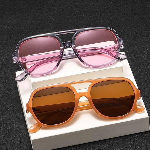 

new oversized women sunglasses 2020 summer retro sunglasses men outdoor classic sun glasses large frame retro fashion glasses z3340, White;black