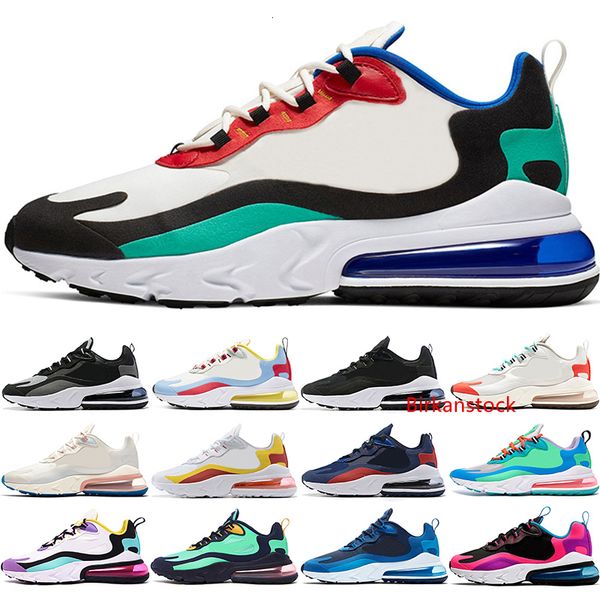 

react men women running shoes mens trainers bauhaus blue void electro green sports sneakers size 36-45 outdoors