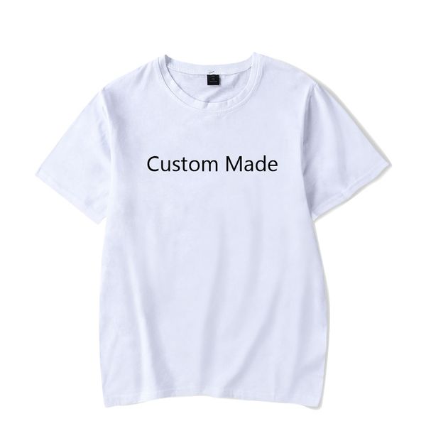 

women t shirt customize made 12598-tx01, White