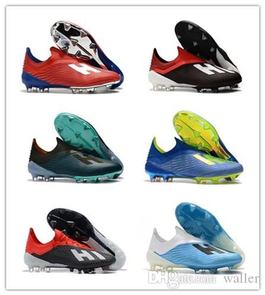 

new x 18.1 18+ fg men soccer football shoes salah jesus 18+x skeletalweave soccer boots soccer cleats size us 6.5-11