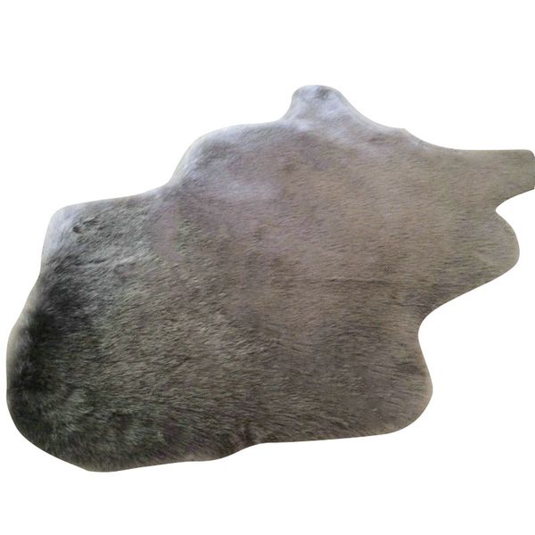 

белый имитация овчины ковер спальня гостиная кровать (серый