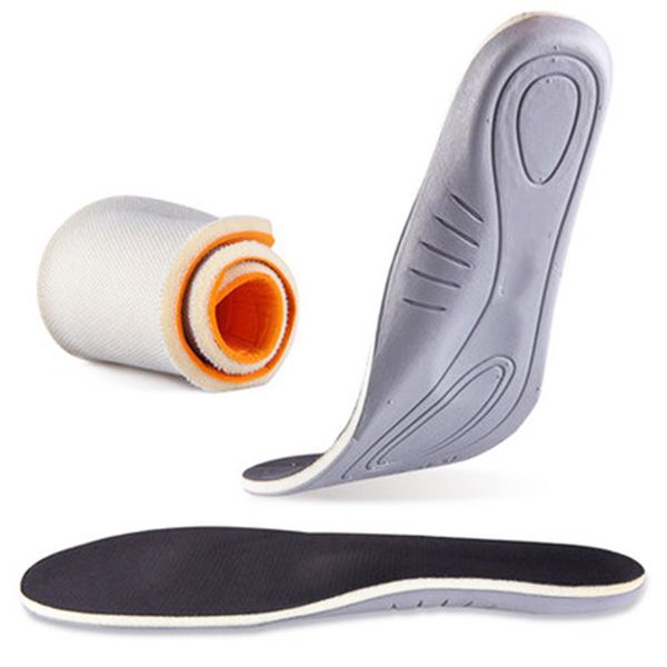 

1 pair ortcs insole for flat foot arch support 25mm orthopedic silicone insoles for men and women, Black