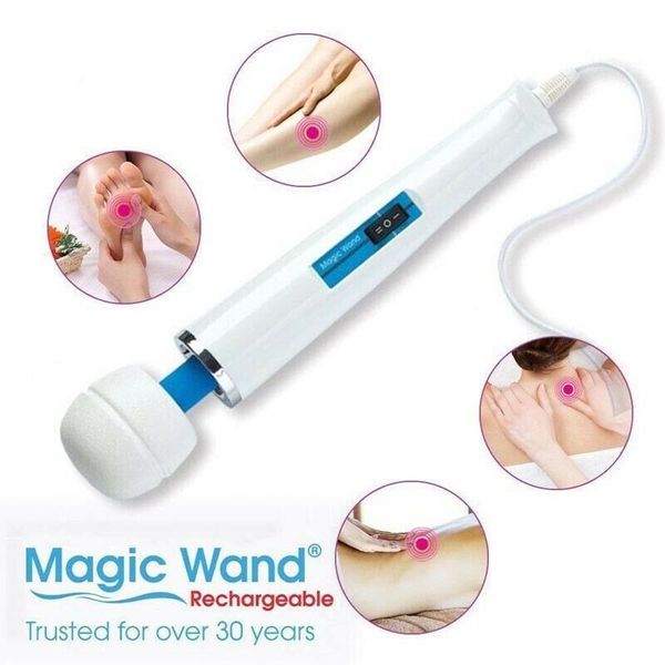

faroot magic wand handheld massager vibrating massage full body hitachi motor speed high/off/low switch