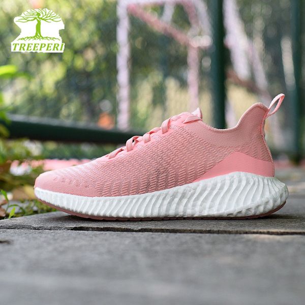 

treeperi basfboost runner 711 reflective mens running shoes volt pink cream black white wolf grey sports sneakers trainers shoes us 36-44