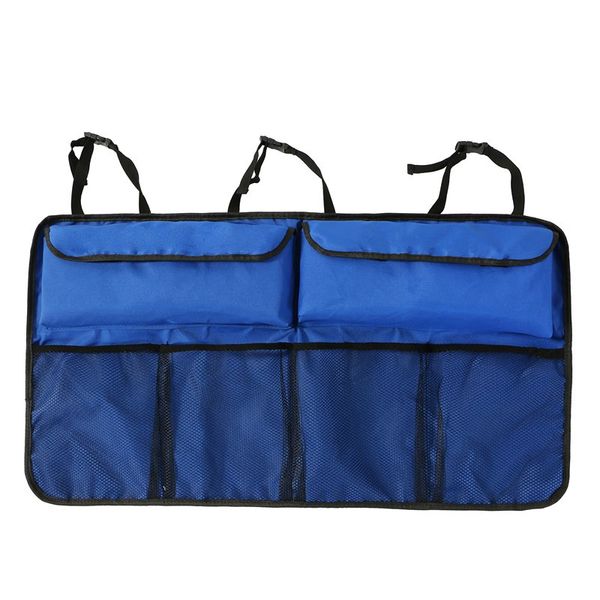 

multi-pocket car trunk organizer seat back storage bag large capacity adjustable backseat oxford bag universal stowing tidying