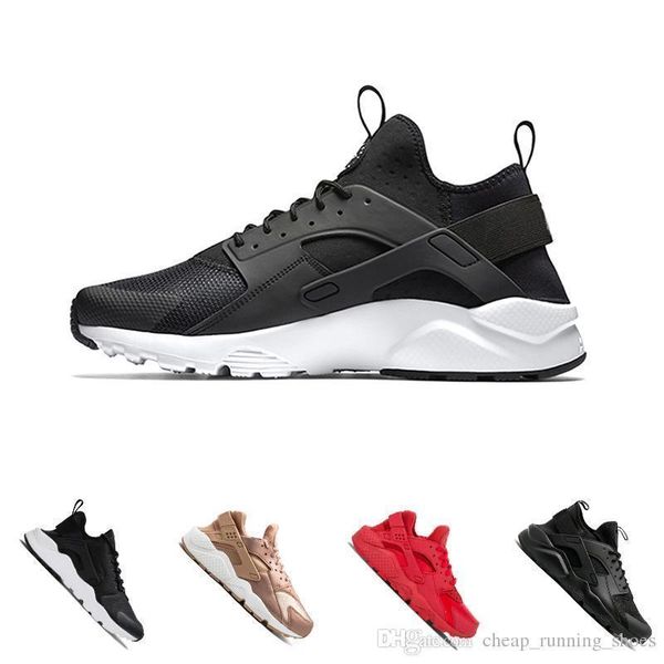 

huarache 1.0 4.0 triple white black ultra huarache shoes men and womens huaraches sports sneakers running shoes size 36-45
