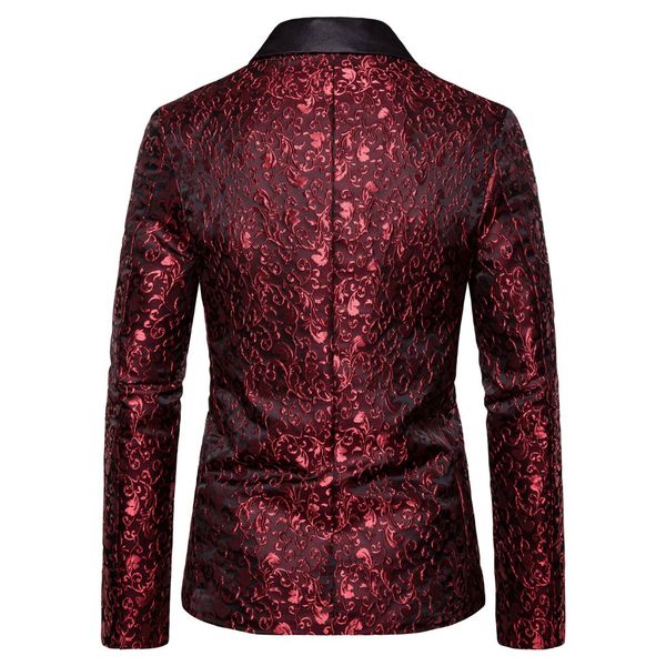 

party men suit coat jacquard flower men blazer jacket costume homme ternos d91120, White;black