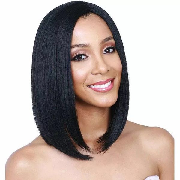 High Quality Wig Female Fluffy Natural Mid Point Bangs Long