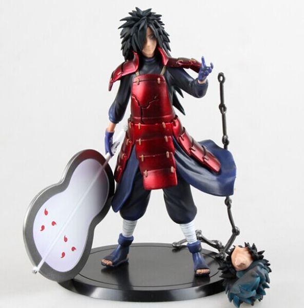 

naruto madara uchiha pvc action figure model toys collective doll with box 8"20cm y200421