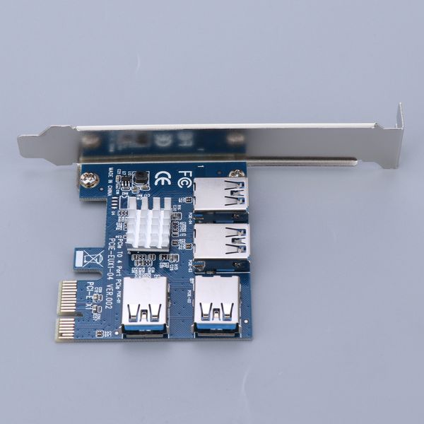 

4 port pci-e to usb 3.0 hub pci expansion card adapter