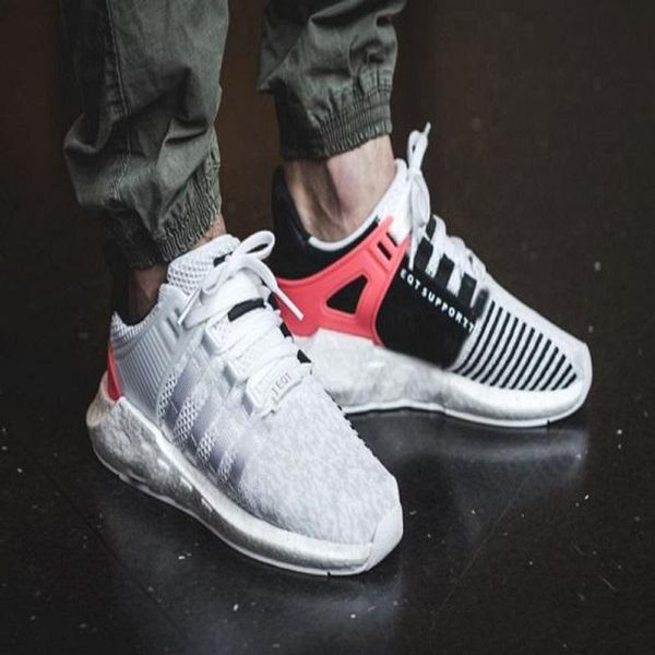 

2018 authentic eqt support 93 17white black pink turbo red men women casual shoes fashion stripe mens shoes 36 -44 ct10