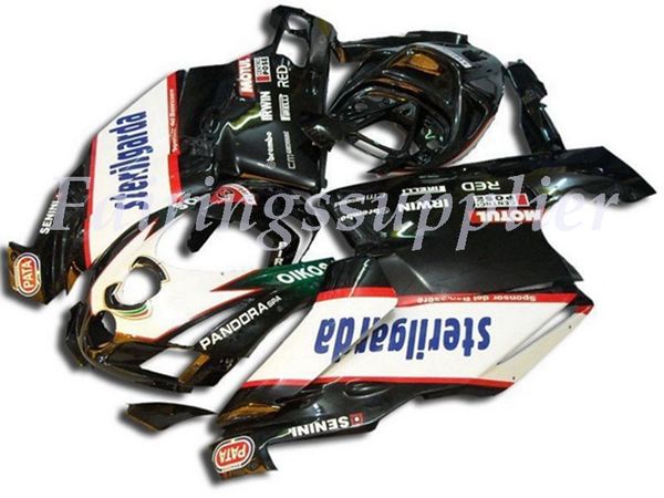 

new (injection molding) abs fairing kits fit for (ducati 749 999 )2003 2004 749 999 03 04fairings set black and white