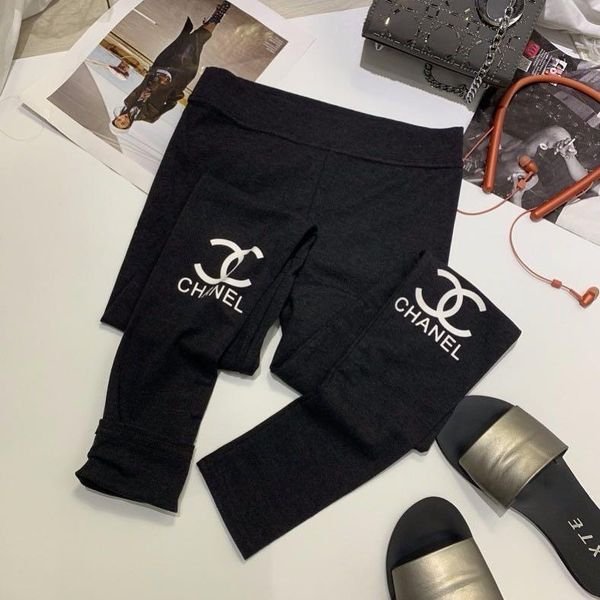 

the new thin leggings for women in 2020 will be cotton slimming stretch pants with small feet, Black