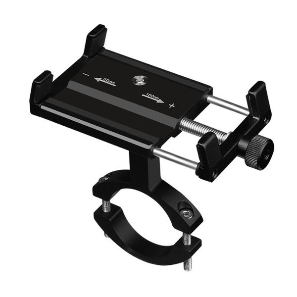 Bicycle /& Motorcycle Universal Phone Mount ,Aluminum Alloy Bike Phone Holder with 45/° Tilt and 360/° Rotation Full Angel Adjustment Fits for Most of Smartphones