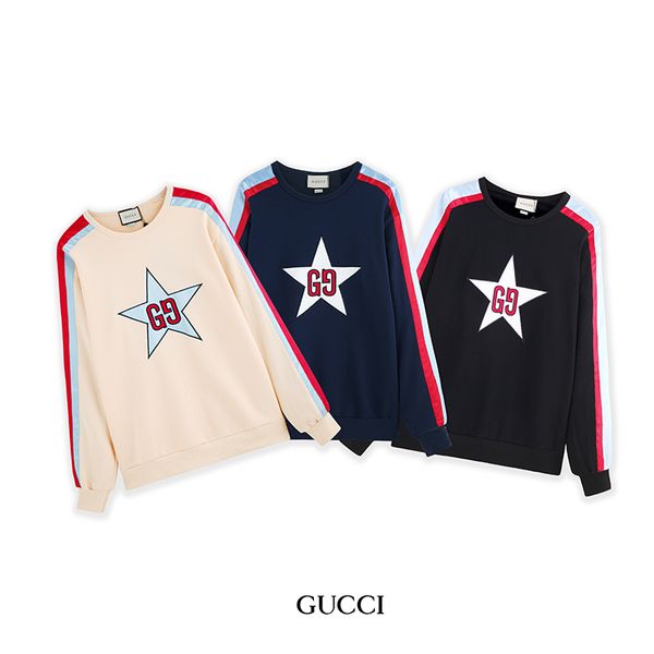 

new 2020 men's high-end design sweater pullover brand men's sweater knitwear long-sleeved design sweater winter men's wear a0, White;black