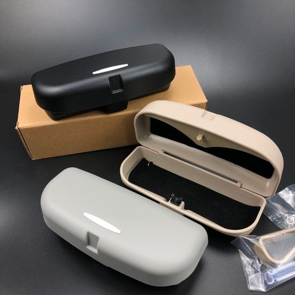 

car-styling sun visor glasses case for roadster model 3 model s x