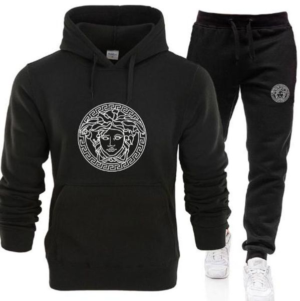 

nos6 joggers cotton tracksuit men's and women's fashion casual clothes two-piece sportswear hoodies training clothes outdoor hoodie m-2xl