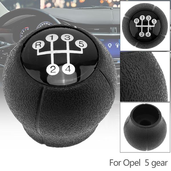 

black 5 speed car manual gear shift knob gearshift knob for vauxhall corsa b/c vectra b astra f/g car-styling 5 gear models