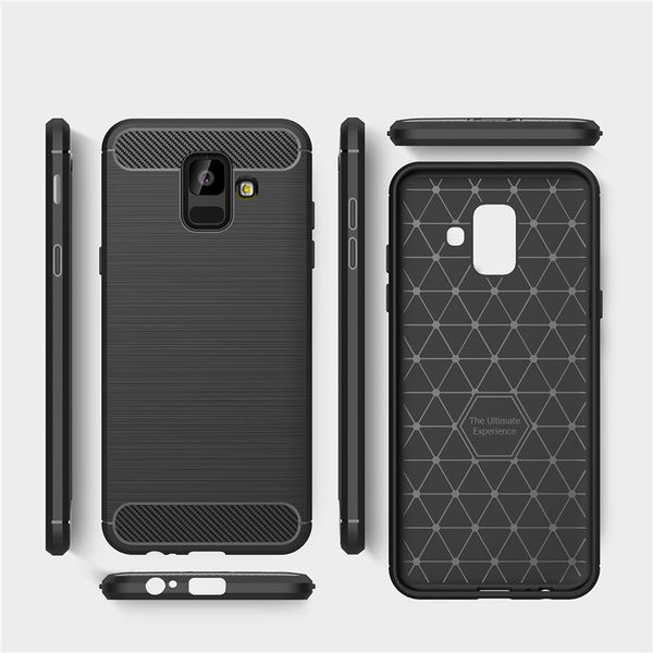 

Soft carbon fiber tpu ca e for am ung galaxy a6 a9 8 9 plu note 8 9 j2 core j260 10 hockproof protective cover