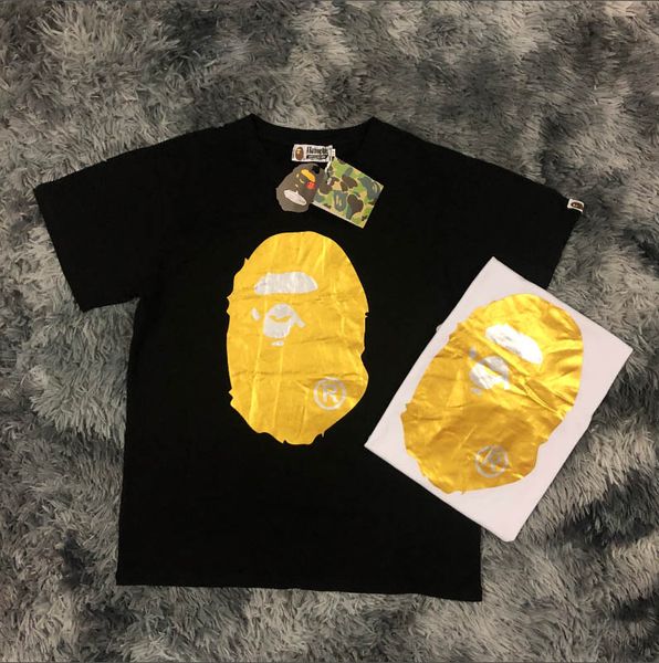 

20ss сложных полиэфиры мужчина роскоши тенниска способа конструктора женщины марка tshirts высокого качество логотип старинного tshirt бронз, White;black