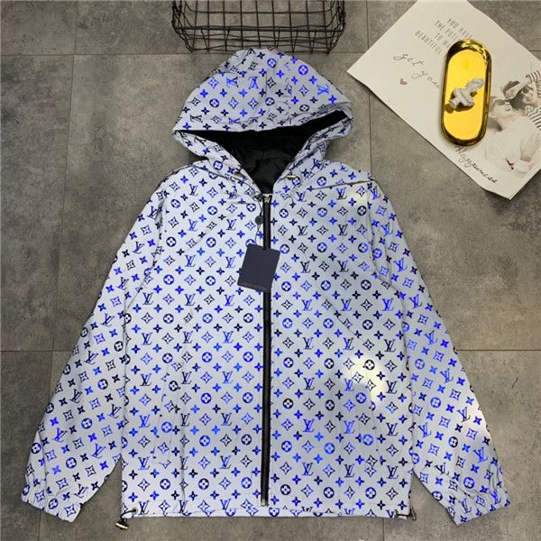 

19 new luxuriou brand de ign full logo print 3m reflective jacket men women fa hion ca ual treetwear weat hirt outdoor hirt