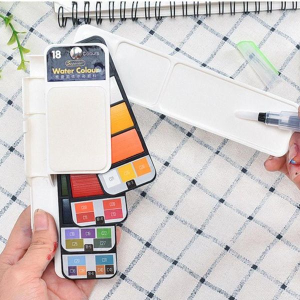 

professional watercolor paint set colors solid paint for painting art supplies d20