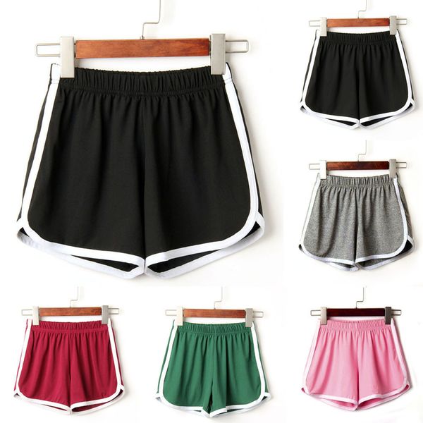 

quick dry running shorts fashion women lady summer sport shorts beach short pants yoya 2019, Black;blue