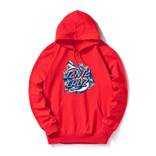 

hoodie for men women designer shark print casual hoodies mens luxury letter print hoodie 2019 explosion sweatshirts 5 colors, Black