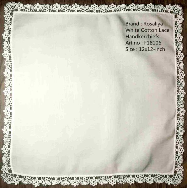 

fashion handkerchiefs white/ivory wedding bridal ladies cotton lace handkerchief hanky hankies-set of 60 for the bride's mother, Black;blue