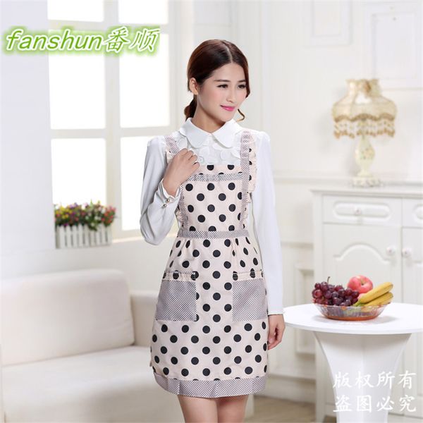 

aprons women cooking chef kitchen home restaurant bib dress with pocket gift
