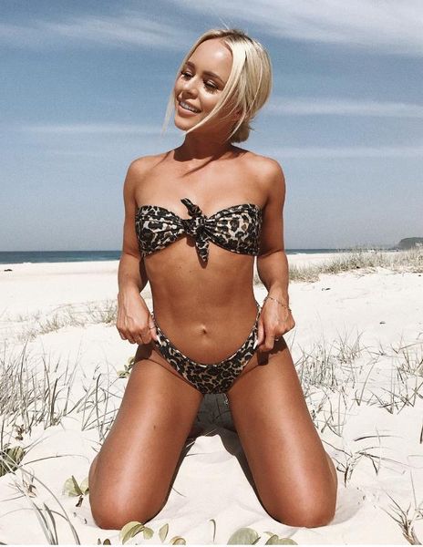 

bikinis set hirigin leopard bikini women swimwear bathing suit summer 2021 strapless shoulderless bandage women's swimsuit micro