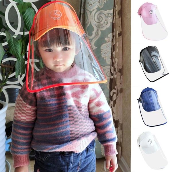 

kids hat dust-proof cover peaked children cap hat adjustable size protective bebes accesorios recien nacido e528, Yellow