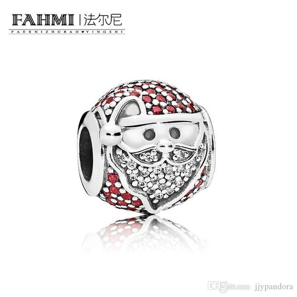 

fahmi 100% 925 sterling silver 1:1 original 796385czr authentic temperament fashion glamour retro bead wedding women jewelry, Black
