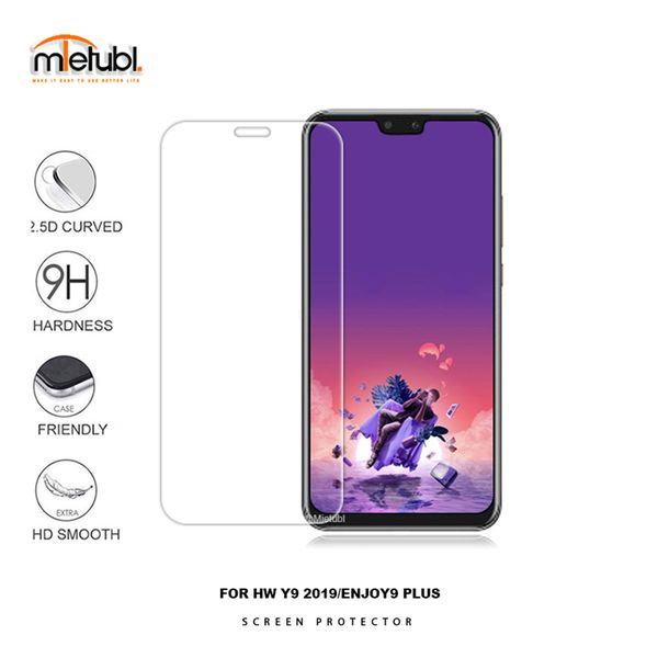 

huawei y9 2019/y9 prime 2019/y9s screen protector 0.3mm 2.5d radian edge design retail packing