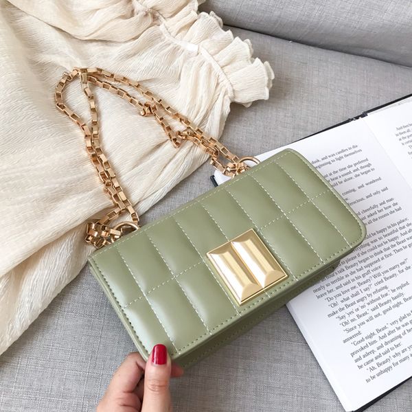 

ins super fire small bag female 2020 new korean style fashion small square bag diamond grid chain shoulder messenger