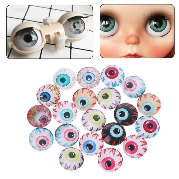 

20pcs glass dolls eyes animal diy crafts eyeballs for dinosaur eye accessories jewelry making handmade 8mm/12mm/18mm