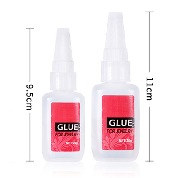 

nail glue fast-dry adhesive acrylic false tips 3d decoration nail rhinestone glue mpwell, Red;pink