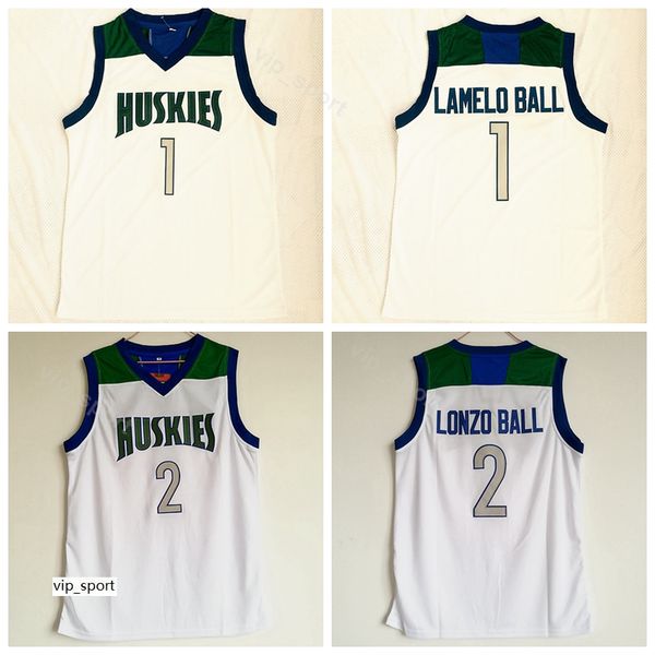 

Men High School Lonzo Ball Jersey 2 Chino Hills Huskies Lamelo Ball Jersey 1 Team Color White University For Sport Fans Hot Selling