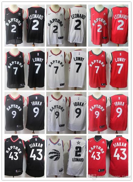 

2020 mnes kids toronto raptors basketball jerseys #2 leonard #7 lowry #43 siakam #9 ibaka basketball jerseys youth basketball short, Black