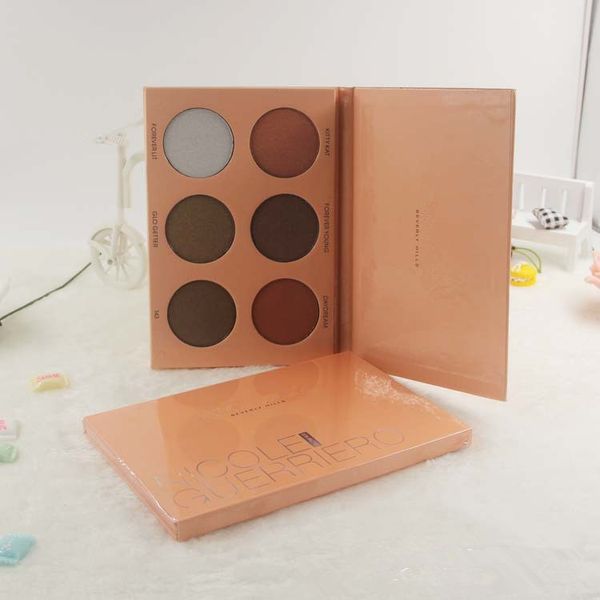 

новейший палитра теней для век eye shadow 6colors марка shimmer matte eyeshadow палитры fix face контур макияж глаз тени косметика