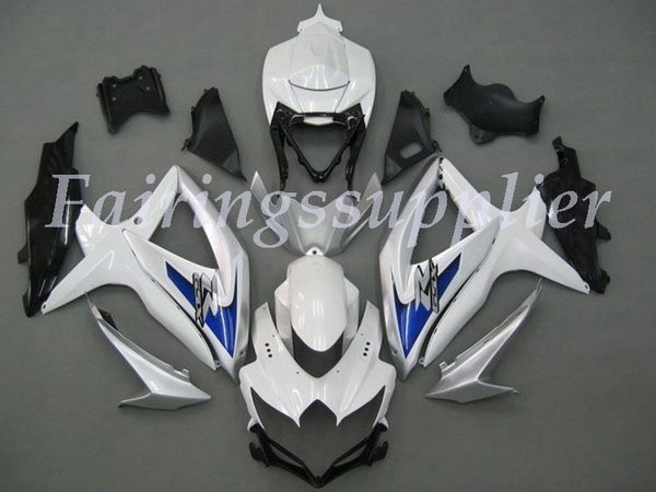 

новый (литье под давлением) abs обтекатель комплекты подходят для (suzuki gsxr 600-750) 2008 2009 2010 gsx-r600 r750 k8 обтекатели набор сер