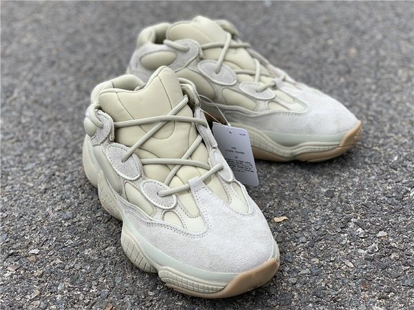 

est authentic originals 500 stone fw4839 soft vision fw2656 running shoes men women kanye west wave runner sneakers desert rat with box, White;red
