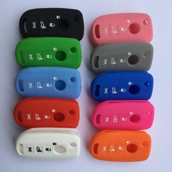 

30pcs silicon shell key cover for 500x nuovo grazie toro smart remote flip key fob 4 button