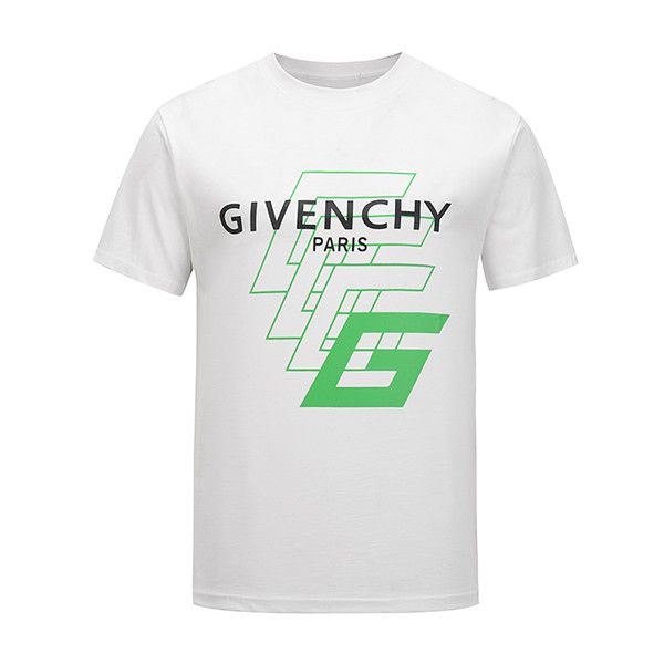 

new designer t-shirt men's brand t-shirt fashion summer tide rivet letter printing luxury men's shirt clothing -2xl, White