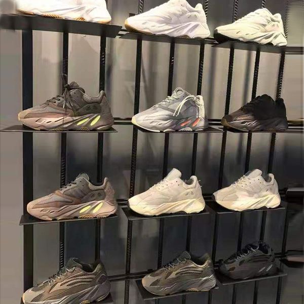 

2020 new 700 v2 wave runner inertia tephra solid grey utility black vanta runing shoes men designer shoes women static sneaker eur 36-46