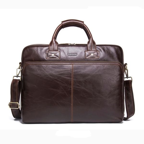 

организатора из натуральной кожи портфель мужчины роскошные сумки на ремне crossbody сумка для 15.6 «» laptop brand design