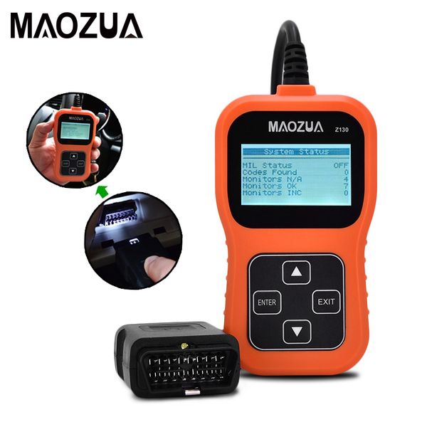 

maozua z130 obd2 obd automotive scanner car diagnostic tool auto code reader scan tool better than ad310 elm327 om123