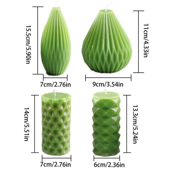 

diy handmade candle mold plastic wax scented candles mould multi-shape candle mold for candle making diy craft tools candles